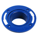 Brida Plástica flanche de Montaje para desague Inodoros 4 Tornillos Universal 90mm.
