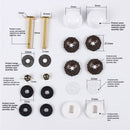 Tornillos y Accesorios para Montaje de Inodoros. Kit de Fijación.