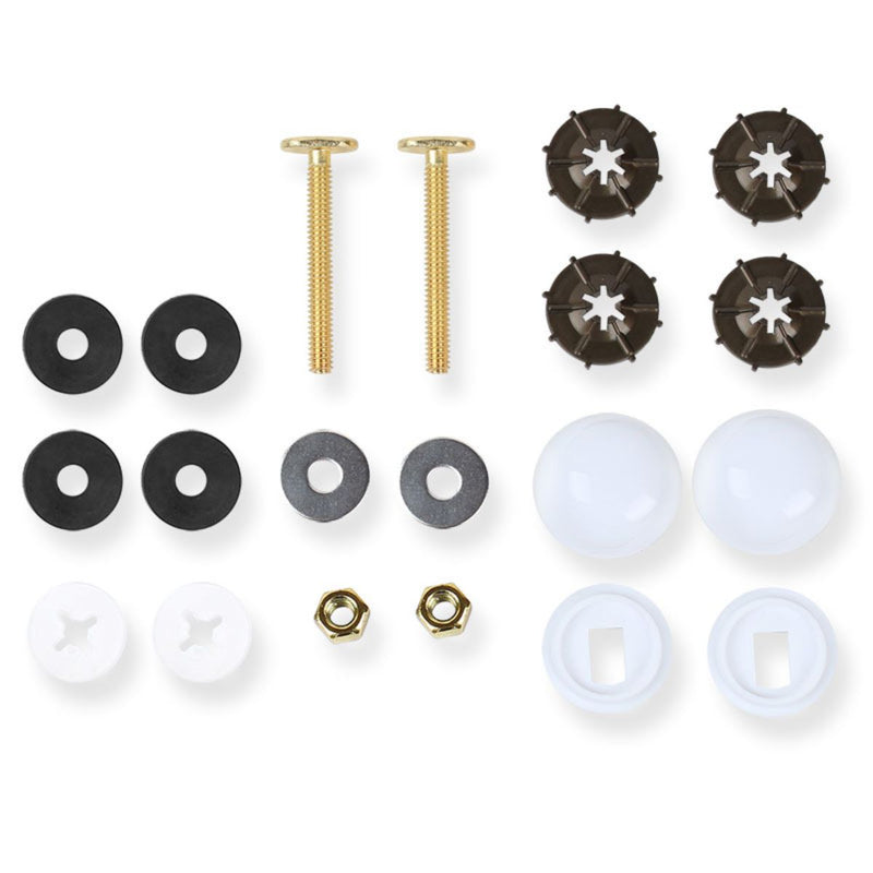 Tornillos y Accesorios para Montaje de Inodoros. Kit de Fijación.