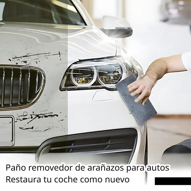 Paño Removedor de Rayones para auto. Paño Multiusos De Reparación De Arañazos para carros. Quita rayas de carro (Set de 12 unds)