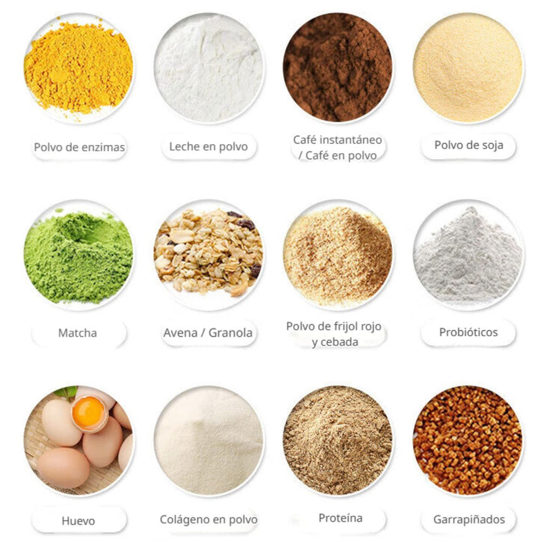 Termo Botella Mezcladora Portátil. Vaso Batidor Recargable de 630ml. Shaker de Proteína Eléctrico Color Negro.