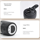 Termo Botella Mezcladora Portátil. Vaso Batidor Recargable de 630ml. Shaker de Proteína Eléctrico Color Negro.