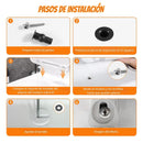 Tornillo Expansivo para Asiento de Inodoro Universal 18mm. (Juego de 2 Piezas) Perno de Repuesto Antideslizante.