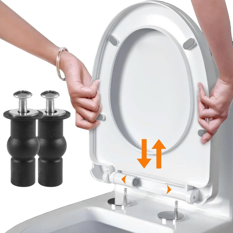 Tornillo Expansivo para Asiento de Inodoro Universal 18mm. (Juego de 2 Piezas) Perno de Repuesto Antideslizante.