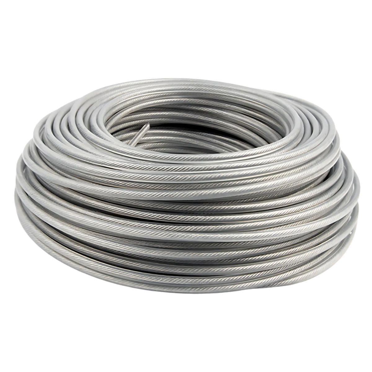 Rollo de Línea cable acero Circular 2.6mm para Desmalezadora 50m. Alambre cuerda para Cortagrama Guira.