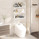 Estante Organizador para Baño sobre Inodoro de 3 Niveles. Mueble repisa para almacenamiento. Color blanco. 149x45.3x26cm