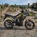 Carbone Dragoon 250cc color Negro Enduro Touring 1 cilindro 250cc 4 válvulas 6 velocidades Protección Off-Road Doble Disco