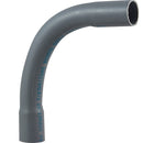 Codo de 90 para Tubo Electrico de PVC. Diametro de 4". Color Gris Claro.