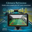 Monitor Táctil HD 7” Para Auto con Cámara de Reversa, Bluetooth, AirPlay y Control por Voz. Pantalla Portátil para Vehículo con CarPlay y Android Auto Inalámbrico