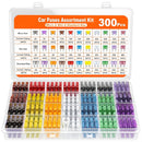 Fusibles Para Carro Surtidos. Kit Completo De 300 Pzs. Fusible Mini, Micro Y Estándar Automotriz.
