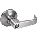 Cerradura de manija tubular Whistler baño níquel satinado Lock