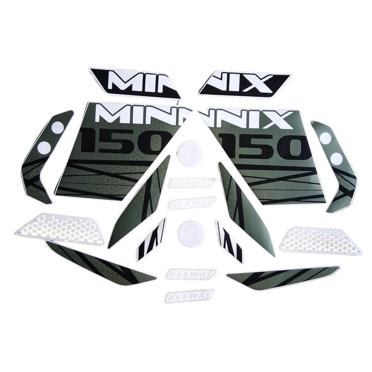Calcomanias Minnix 150 Keeway, modelo Verde (MINNIX150)