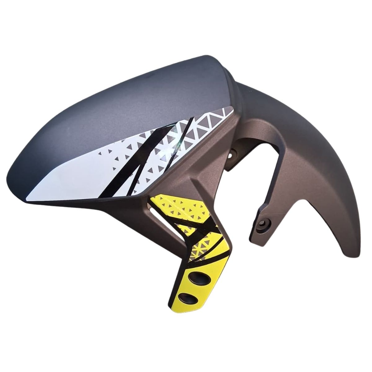 Guardabarros delantero negro con calcomanias (MINNIX150) FRONT WHEEL FENDER BLACK GK WITH STICKER