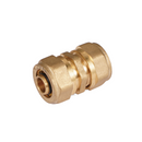 Conector De Compresión Recto 1/2" (20 mm) En Latón. Unión Directa Para Agua Y Gas.