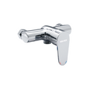 Llave Mezcladora de Pared para Bañera con Desviador. Grifo Monomando de Latón con Acabado Cromado Brillante.