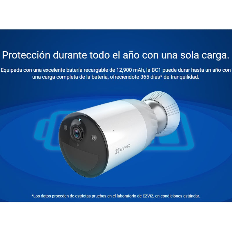 Cámara de seguridad inteligente para exteriores, con wifi. 2MP 1080p. Para adaptar al kit SYC006