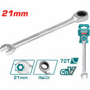 Llave inglesa con Rache Tamaño: 21mm. 290mm largo CR-V.