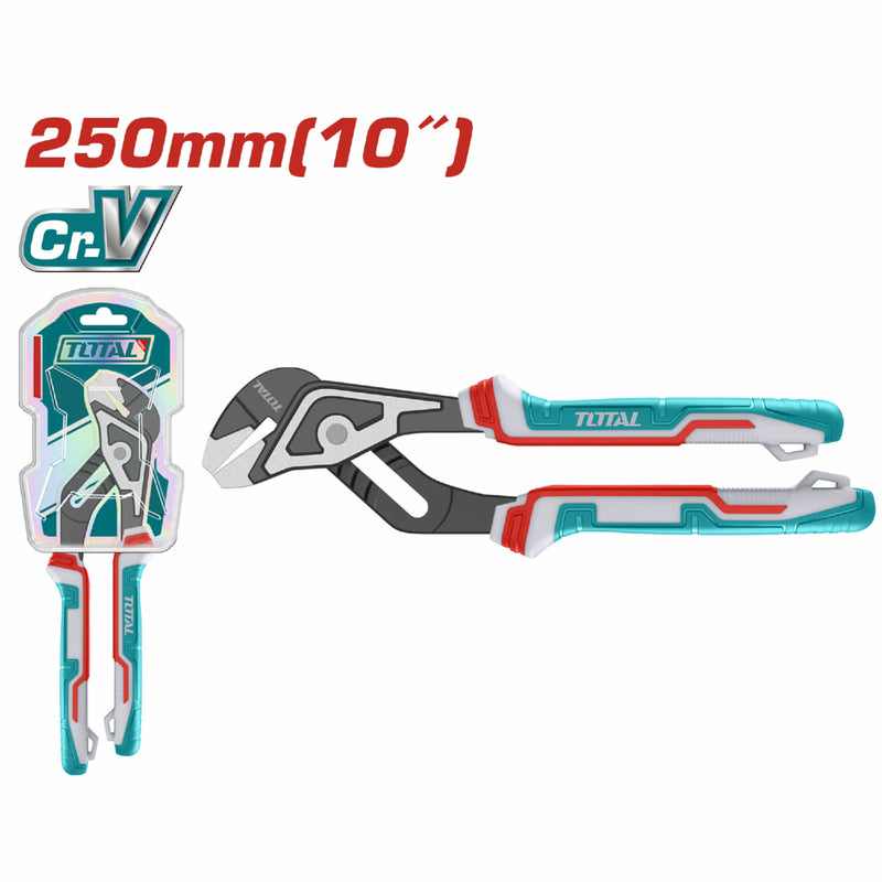 Alicate Pico de Loro 10” Apertura Max: 50mm Acabado negro y pulido Cr-V.