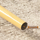 Mesa Auxiliar Redonda. Color Blanco Cálido 50x40 cm. Patas de madera