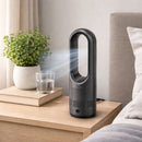 Abanico de Torre Sin Aspas 22” (56x15cm) con filtro purificador de aire PM 2.5 filtra el 99% de las particulas 500 M3/h  Bajo Ruido, Ventilador Eléctrico Silencioso y Seguro 110V.