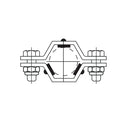 Abrazaderas o grapas Sanitarias T-304 3A.