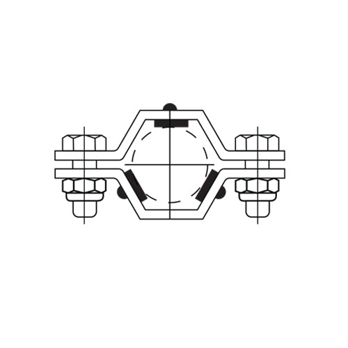 Abrazaderas o grapas Sanitarias T-304 3A.