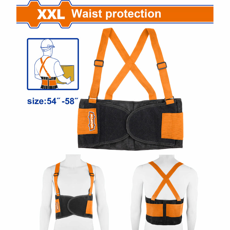 Faja de soporte lumbar para la espalda. Cinturón Tamaño: XXL (tamaño de cintura: 54"-58"Longitud: 137cm Material: Poliéster