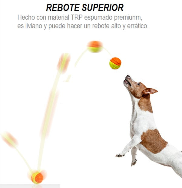Pelota resistente X-FOAM naranja para mascota