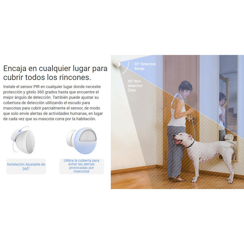 Sensor de movimiento infrarrojo