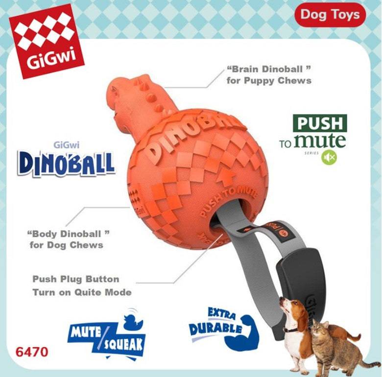 Juguete Dinoball Apatosaurus Naranja Mascota