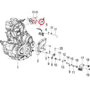 Sensor de posicion del acelerador (TNT25 / TNT135 / TRK251 / ZAFFERANO250) (CODIGO ANTERIOR MO-REP-280756030001)