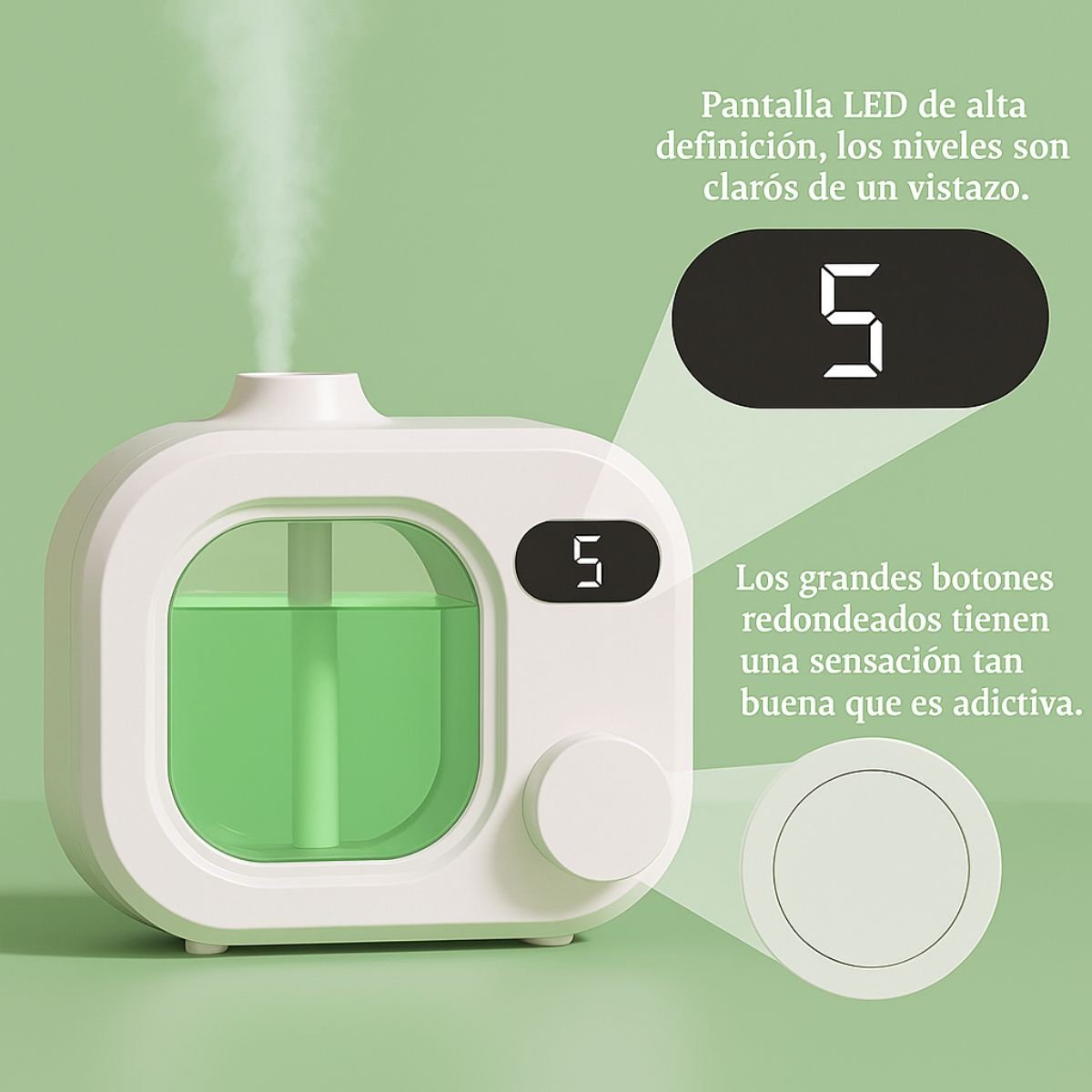 Difusor Aromas De Aceites Esenciales (Incluye Esencia de Jazmín 50ml). Dispensador De Fragancia Aromático. Ambientador. Aromaterapia.