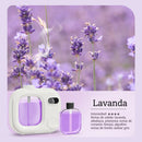 Difusor Aromas De Aceites Esenciales (Incluye Esencia de Lavanda 50ml). Dispensador De Fragancia Aromático. Ambientador. Aromaterapia.
