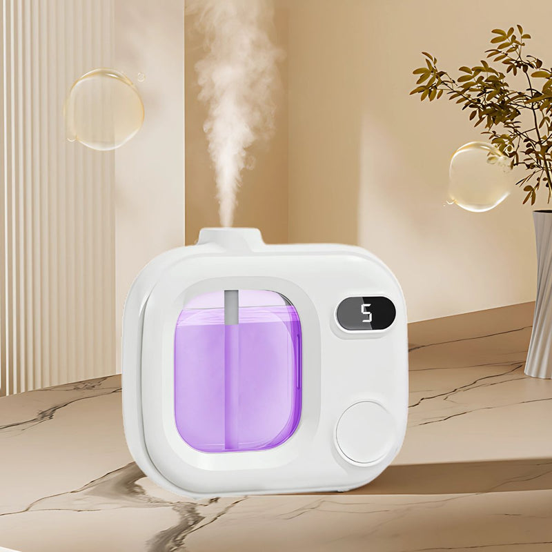 Difusor Aromas De Aceites Esenciales (Incluye Esencia de Lavanda 50ml). Dispensador De Fragancia Aromático. Ambientador. Aromaterapia.