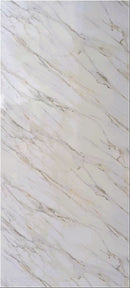 Panel Decorativo Mármol PVC  1.22M X 2.80M X 3Mm Gold Calacatta (Línea Económica)