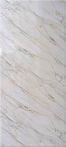 Panel Decorativo Mármol PVC  1.22M X 2.80M X 3Mm Gold Calacatta (Línea Económica)