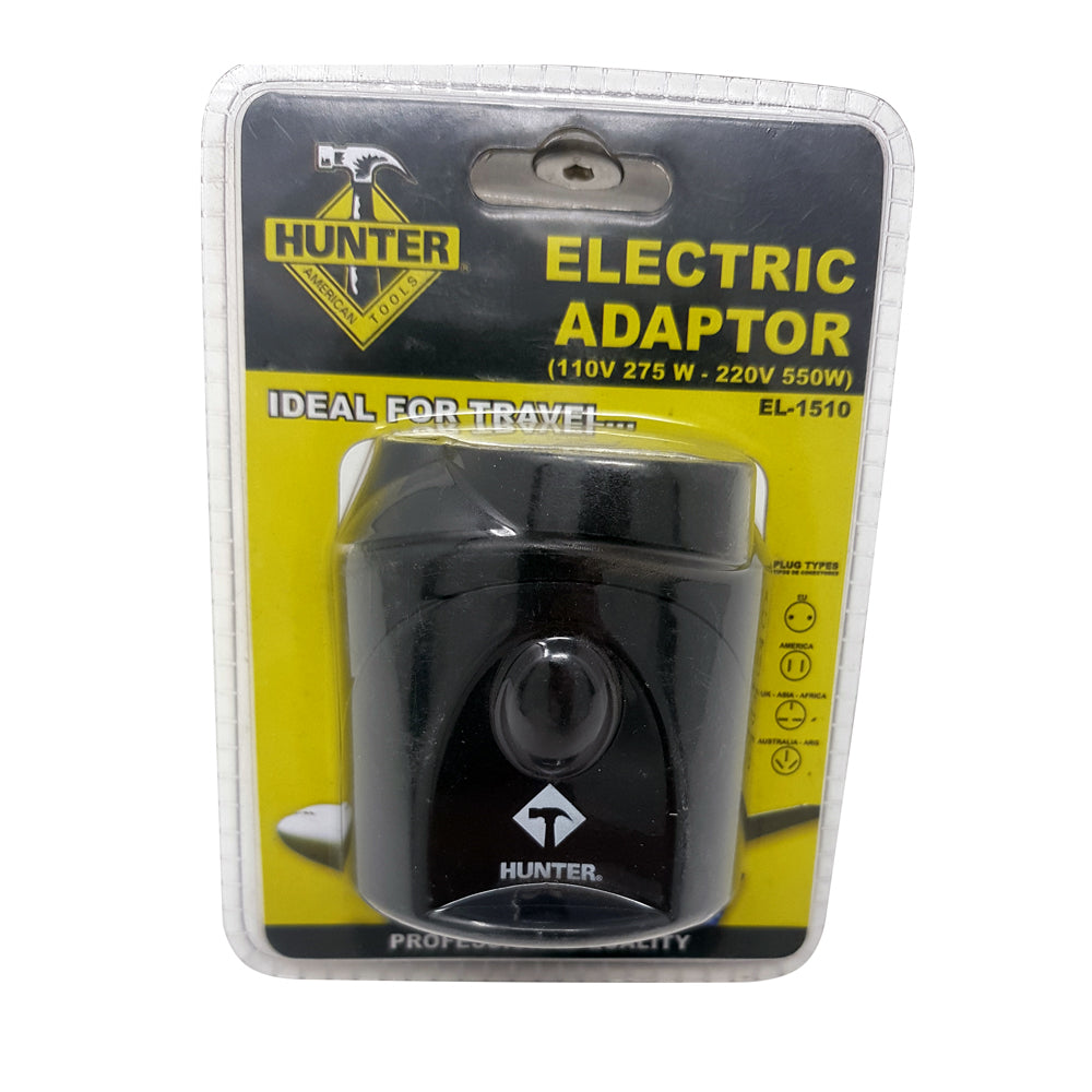 Adaptador Eléctrico de corriente universal. Ideal para viajes 110V-220V. Enchufe universaL