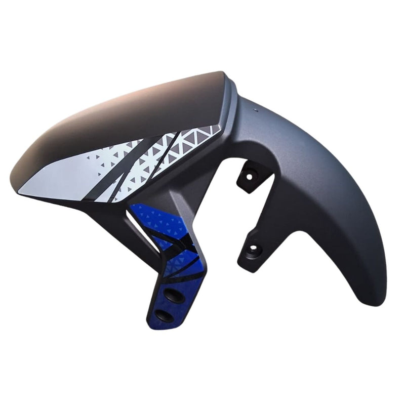 Guardabarros delantero azul con calcomanias (MINNIX150) FRONT WHEEL FENDER BLUE B2 WITH STICKER