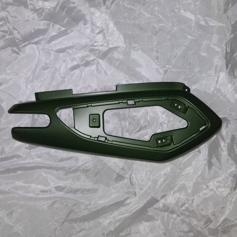 Covertor derecho verde con calcomanias (MINNIX150) RIGHT BODY COVER MATT GREEN GC WITH STICKER