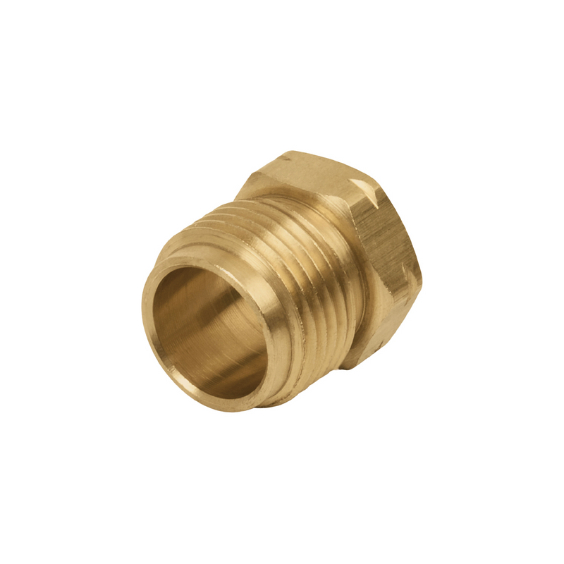 Tuerca Izquierda 7/8" De Latón Para Gas L.P. Conexión Segura.