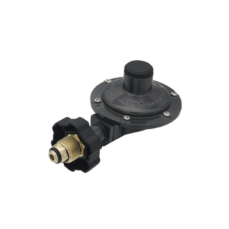 Regulador De Gas LP 1 Vía Baja Presión Para Tanque Doméstico Y Portátil Con Salida 3/8".