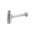 Trampa para Lavamanos 1 1/4". Desagüe en Acero Inoxidable con Acabado Satinado y Sifón Antiobstrucción.