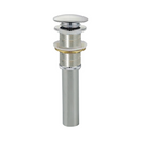 Desagüe Para Lavamanos 1 1/4" Con Tubo Acero Inoxidable. Drenaje para fregador con acabado satinado.