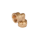 Codo De Compresión 90° 1/2" En Latón. Rosca Hembra (16 mm x H1/2") Conector Para Agua Y Gas.
