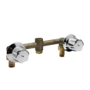 Llave Mezcladora Para fregador De 8" De Latón Con Manerales Cromados.