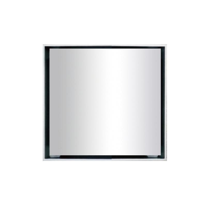 Drenaje Cuadrado 4" Para Ducha. Desagüe De Piso De Acero Inoxidable 10x10 cm.