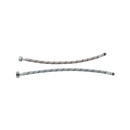 Tubo De Abasto Para Mezclador Monomando 50Cm. Manguera Flexible Acero Inoxidable Trenzado Con Conectores F1/2'' x M10x1'' (Par).