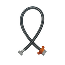 Tubo De Abasto Manguera Flexible 60Cm. Acero Inoxidable Trenzado Con Tuercas Metálicas H1/2'' x H7/8''.