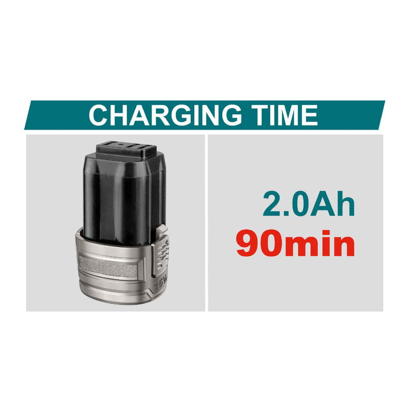 Cargador de Batería 16V 1.3A para herramientas Total M16