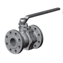 Valvula indust.1/2"300lbs de bola flotante.Bridada(SORF) PTFE ASTM Estándar.304.